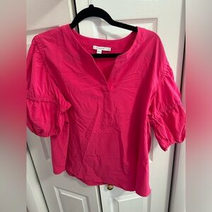 NWOT | Chicos | Hot Pink Blouse